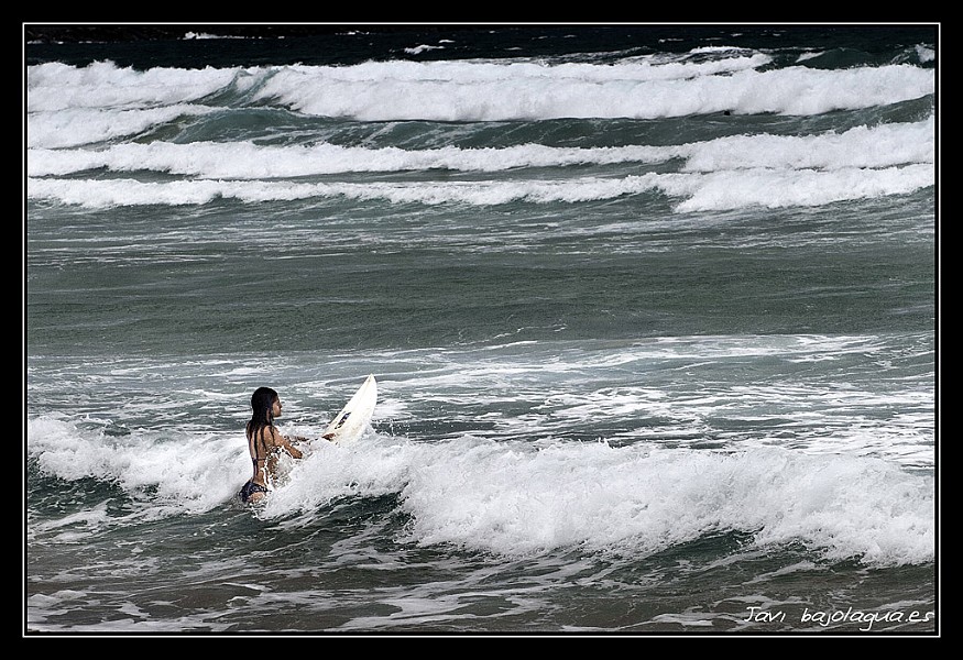 Surfing en Zarautz